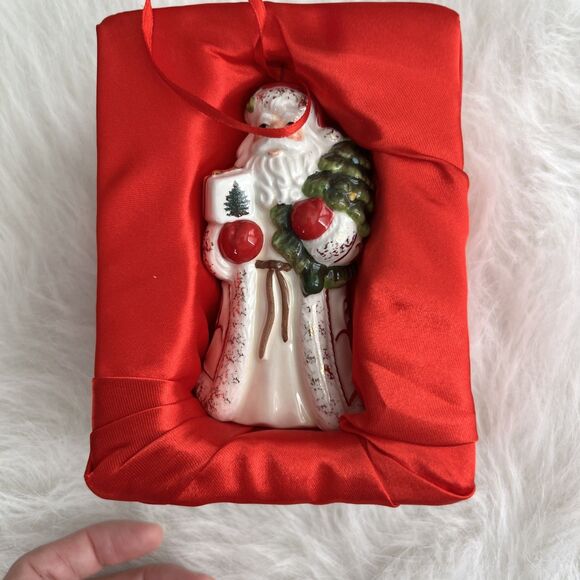 Spode Victorian Santa Christmas Tree Ornament In Original Box - Picture 7 of 14